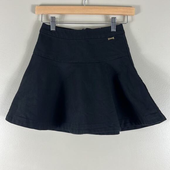Kate Spade Black Cotton Blend A-Line Skirt - Picture 1 of 5